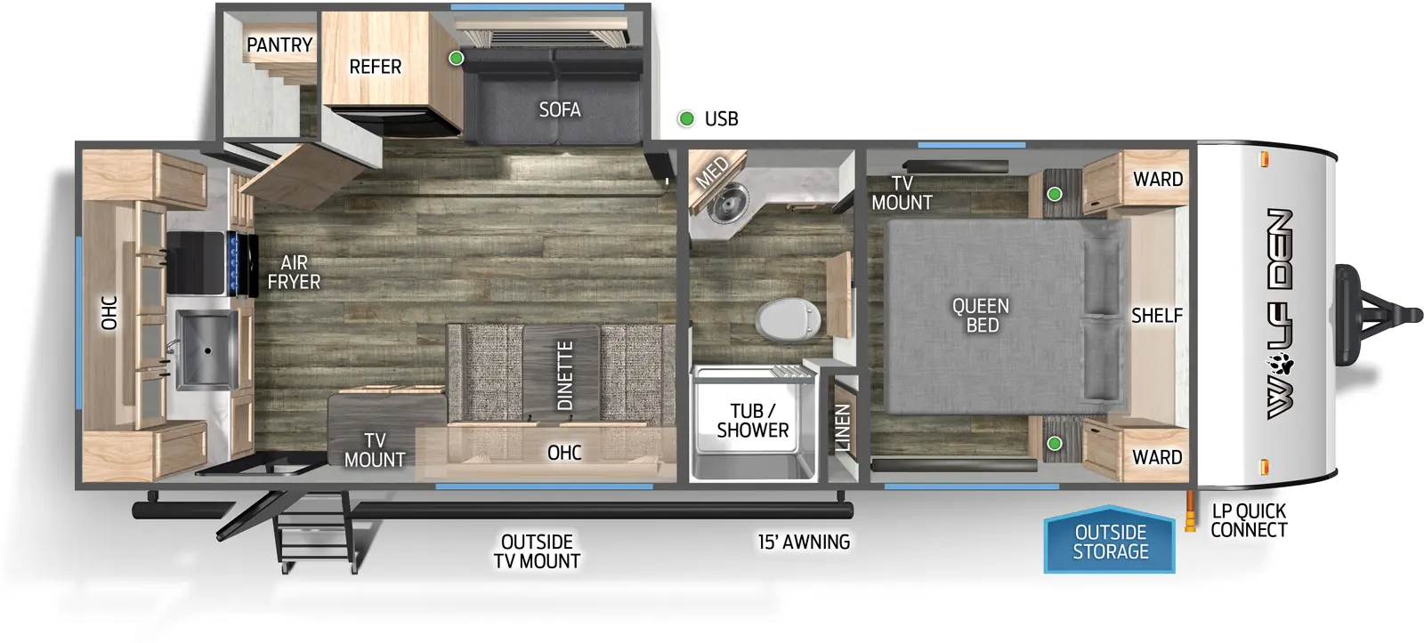 Cherokee 232MB Floorplan